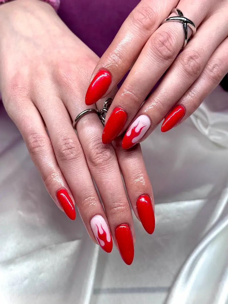 Creative nail art and studio design crafted at our professional nail salon in Fribourg